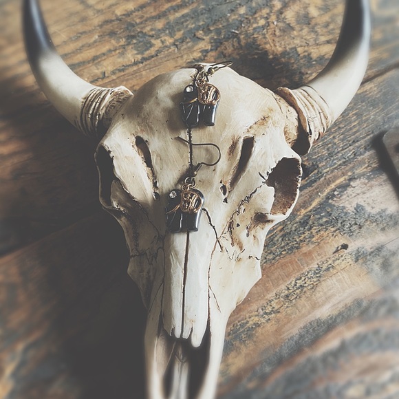 Vintage Hematite Earrings - Picture 7 of 8